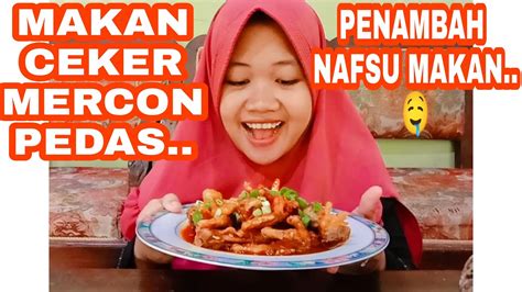 MUKBANG CEKER MERCON SUPER PEDAS DIJAMIN BIKIN NGILER By FITRIA