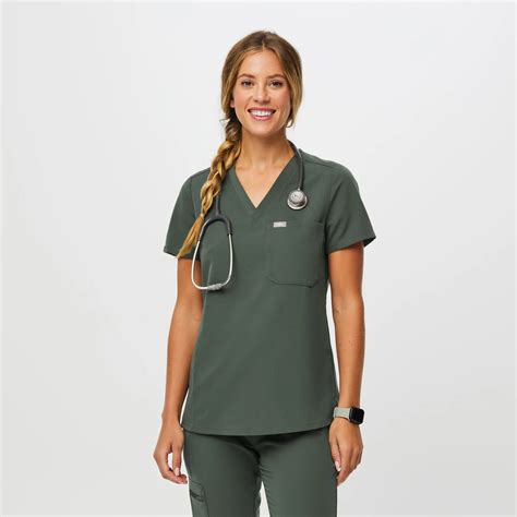 Shop The Catarina One Pocket Scrub Top From FIGS Flattering V Neck