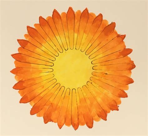 Sun Stencil With Watercolors Ignite Studio At Hepl