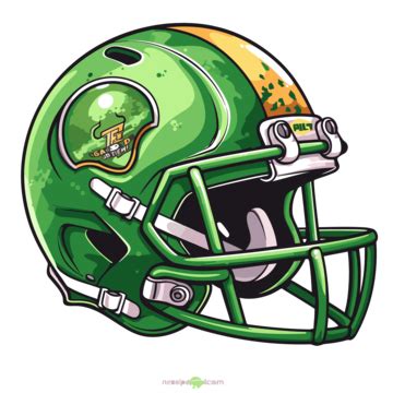 Green Football Helmet PNG Transparent Images Free Download | Vector ...