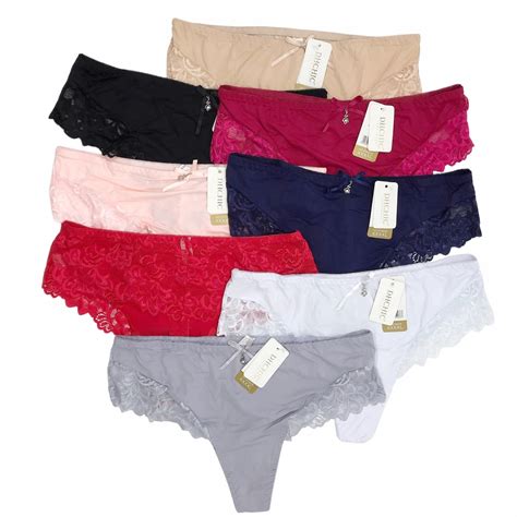 Stringi Seksowne Majtki Koronkowe Plus Size XXXL Figi Bikini HANA STORE