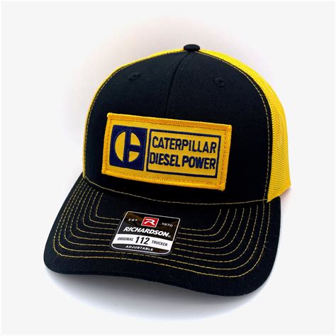 Classic Embroidered Vintage Caterpillar Cat Diesel Power Patch