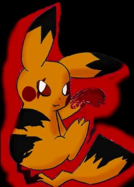 Evil Pikachu - evil pokemon Photo (40566905) - Fanpop