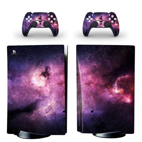 Purple Space Nebula Ps Skin Sticker Consoleskins Co