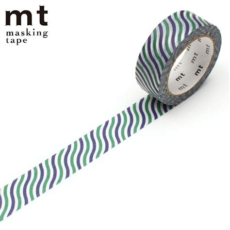 【楽天市場】マスキングテープ Mt Papier Tigre Waves 15mm×7m （ マステ カモ井 カモ井加工紙 貼ってはがせる