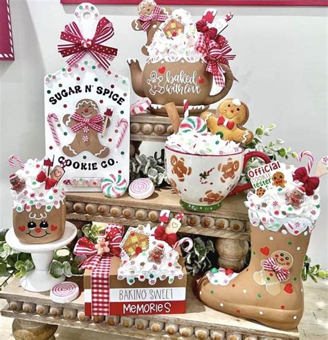 Pin By Cyndi Walker Pingley On Fake Bake Gingerbread Christmas Decor