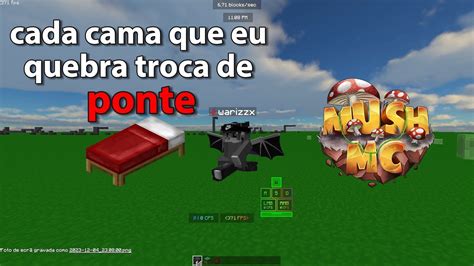 Bed Wars Mais A Cada Cama Que Eu Quebrar Eu Mudo Minha Ponte Youtube