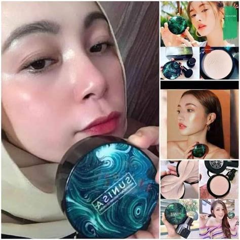 VIRALL SUNISA Mushroom Head Bedak Glowing CC Cream Anti Air Original