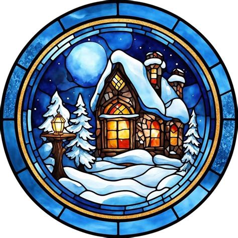 Pin By Carolen Smith On Sublimation Christmas Faux Stained Glass