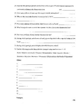 Geologic History Timeline Lab By Scott Baitz Tpt