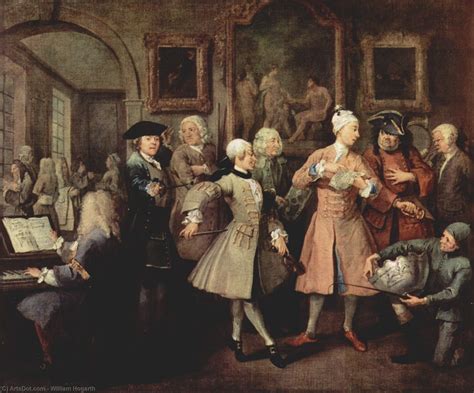 Gem Lde Reproduktionen Hogarth S Servants Von William Hogarth