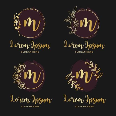 Premium Vector Feminine Logo Collections