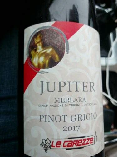 Le Carezze Jupiter Pinot Grigio Vivino Australia