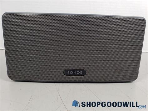 Sonos Play 3 Wireless Speaker Black No Power Supply Untested