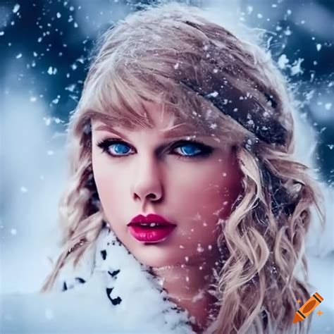 Taylor Swift In The Snow On Craiyon