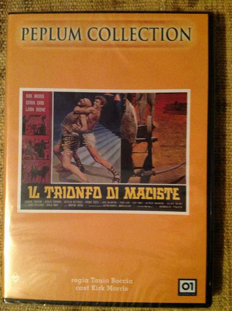 Il Trionfo Di Maciste Regia Tanio Boccia Cast Kirk Morris Dvd Nuovo