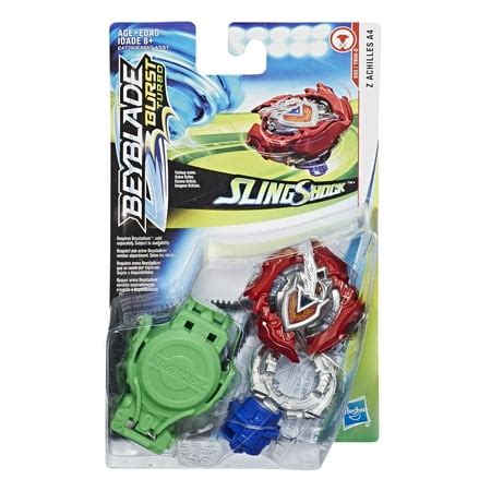 Beyblade Burst Turbo Slingshock Starter Pack Z Achilles A4 Top and ...