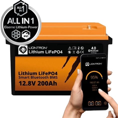 Liontron Lifepo V Ah Arctic Wohnmobil Untersitz Batterie Lx