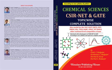 PDF Chemical Science Competitive Exam Book Chemical Sciecnes CSIR NET