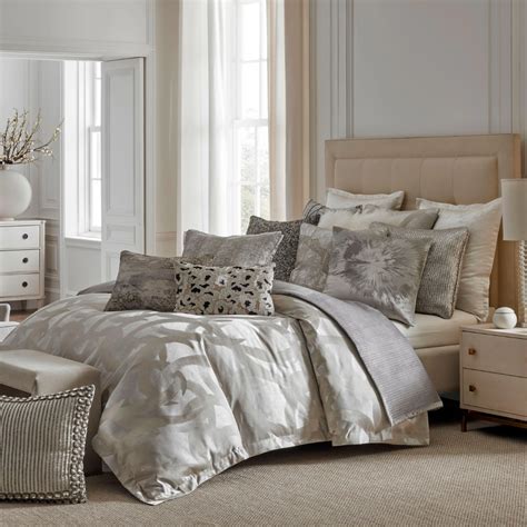 Ziya Silver Brushstroke Duvet My Object Of Desire