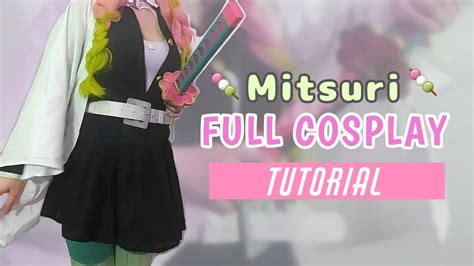 How I made Mitsuri full Costume! Easy Cosplay Tutorial | Demon Slayer ...