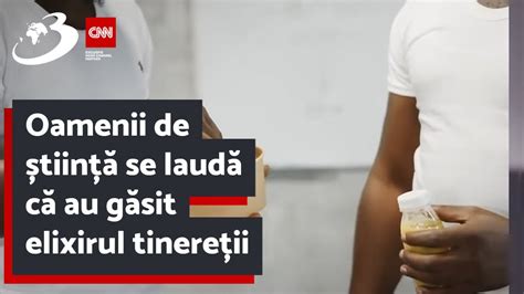 Oamenii De Tiin Se Laud C Au G Sit Elixirul Tinere Ii Dr Tudor