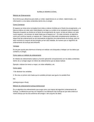 Burbuja Bidireccional Pdf