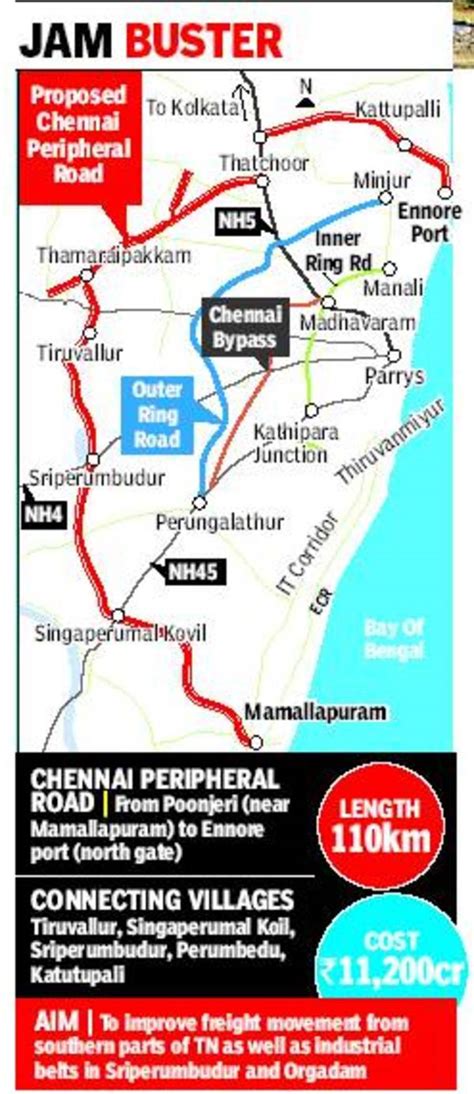 Chennai Outer Ring Road Map Sexiz Pix