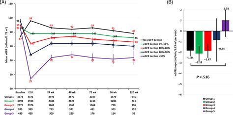 Impact Of The Initial Decline In Estimated Glomerular Filtration Rate