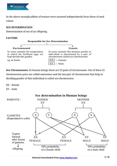 Class 10th Science Heredity and Evolation NCERT Notes CBSE 2023