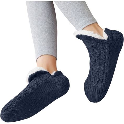 Chausson Chaussette Homme Femme Antid Rapantes Slipper Maison Hiver