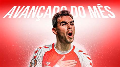 Ricardo Horta eleito melhor avançado de fevereiro Sporting Clube de Braga