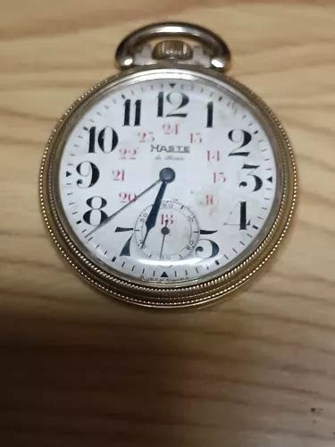 Reloj De Bolsillo Haste Luxe Suizo Ferrocarrilero Doroteo Ar Meses