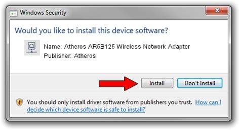 Download and install Atheros Atheros AR5B125 Wireless Network Adapter - driver id 1449510