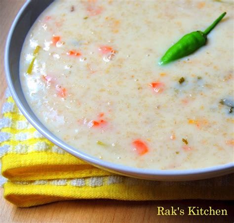 Oats Kanji Recipe Oats Porridge Indian Style Raks Kitchen