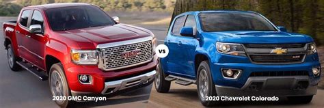 2020 GMC Canyon vs. 2020 Chevrolet Colorado | Pickup Comparison