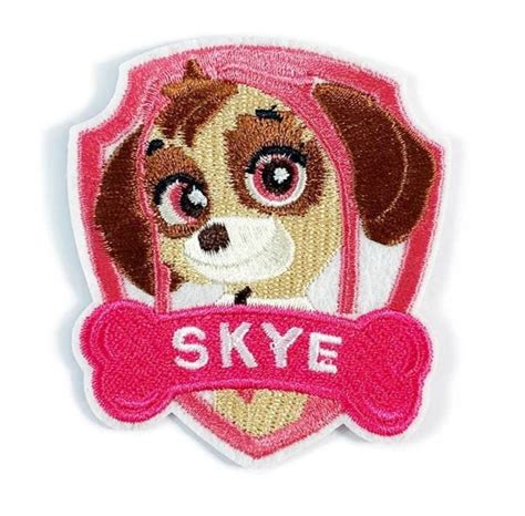 Paw Patrol Embroidered Cartoon Iron Patch Applique Cusson Etsy