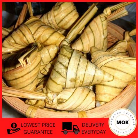 Ketupat Palas Frozen KACANG Original Kelantan Vacuum Packaging Ready To