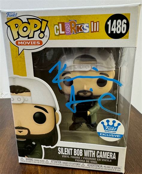 Silent Bob With Camera FUNKO POP SIGNED By Kevin Smith JAY AND