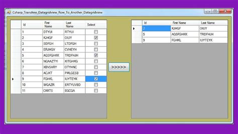 C Sharp Pass Datagridview Record To Another Form Datagridview Step By