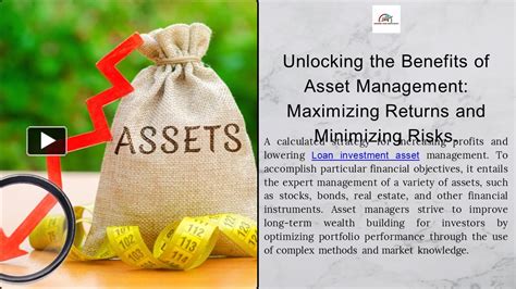 Ppt Unlocking The Benefits Of Asset Management Maximizing Returns