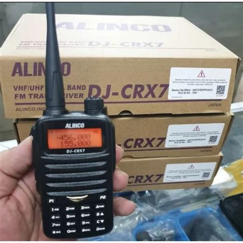 Jual HT ALINCO DJ CRX 7 DUAL BAND VHF UHF MURAH Shopee Indonesia