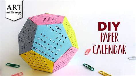 DIY Paper Calendar | Origami Calendar | Paper Craft | DIY Calendar ...