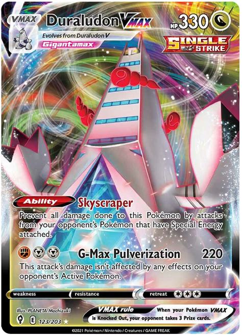 Duraludon Vmax Evolving Skies Pokemon Card