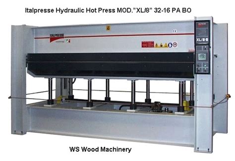 Italpresse Xl Hydraulic Hot Press Italpresse Hot Press Italpresse Xl