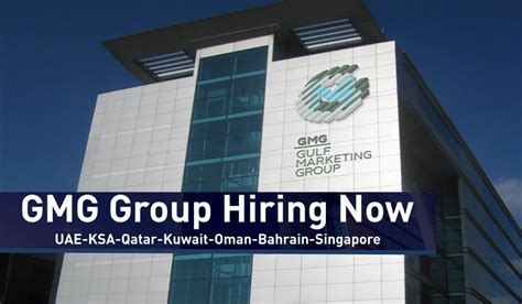 GMG Careers UAE KSA Qatar Kuwait Oman Bahrain