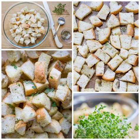 Homemade Croutons - Saving Room for Dessert