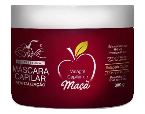 Kit 12 Mascara Capilar Vinagre De Maça Belkit Atacado Parcelamento