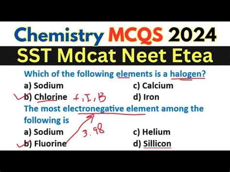 Chemistry Mcqs Most Important Mcq For Entry Test Chemistry