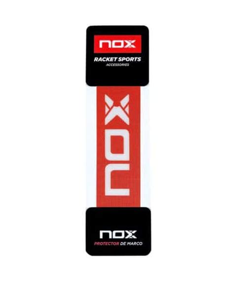 Protector Nox Rojo Logo Blanco Tienda Padel Miraflores